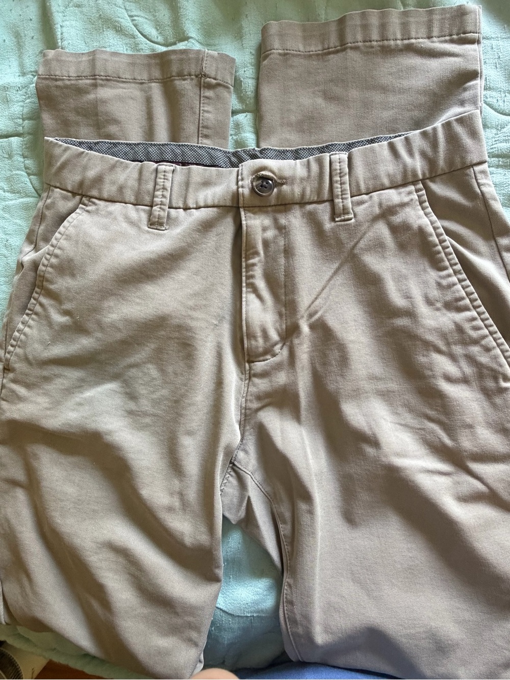 Haggar Men's Tan Chino Pants